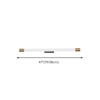 Applique murale LED cylindrique minimaliste avec couvercle en PMMA