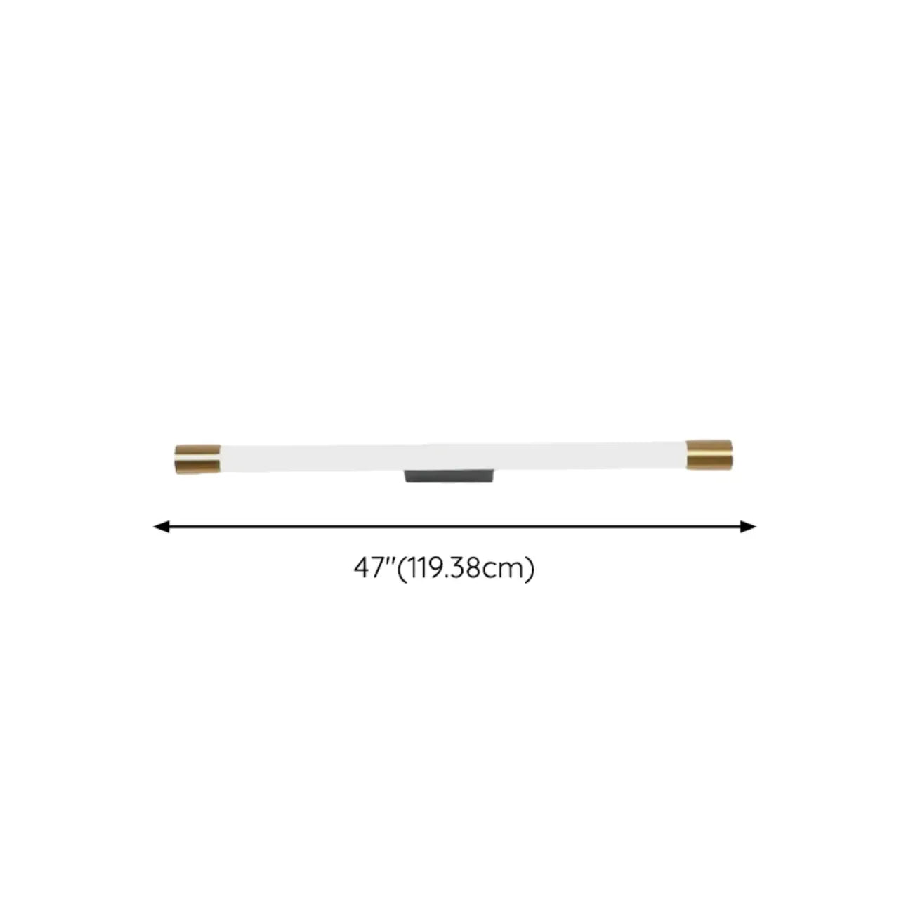 Applique murale LED cylindrique minimaliste avec couvercle en PMMA