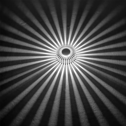 Applique murale triangulaire moderne argentée à LED pour la décoration intérieure