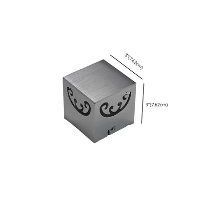 Applique murale triangulaire moderne argentée à LED pour la décoration intérieure