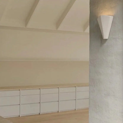 Applique murale moderne géométrique en métal blanc pour salon