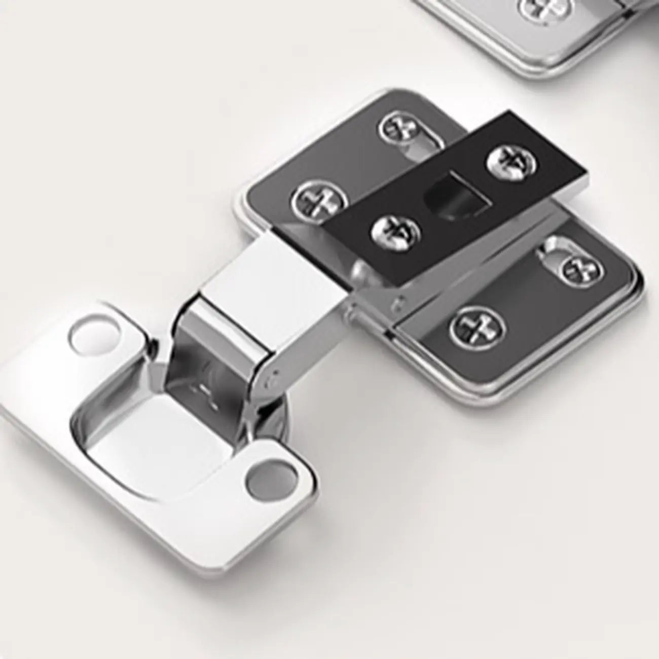 Table de chevet cubique à double tiroir en bois massif couleur noyer-brun