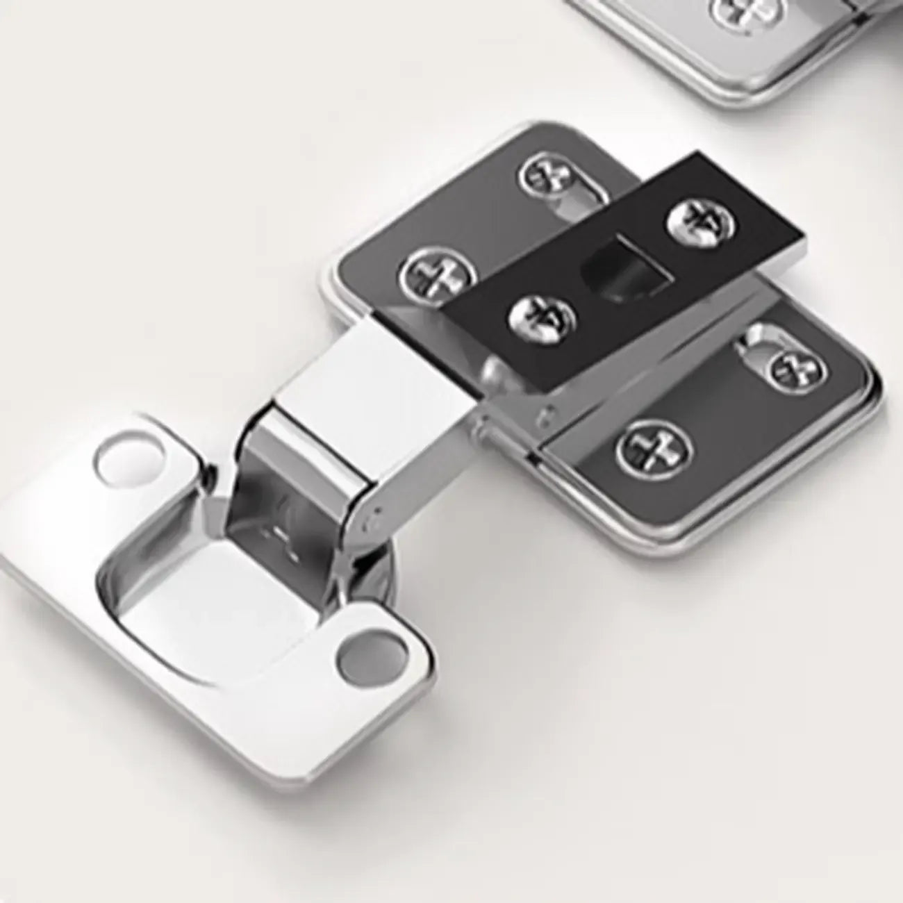 Table de chevet cubique à double tiroir en bois massif couleur noyer-brun