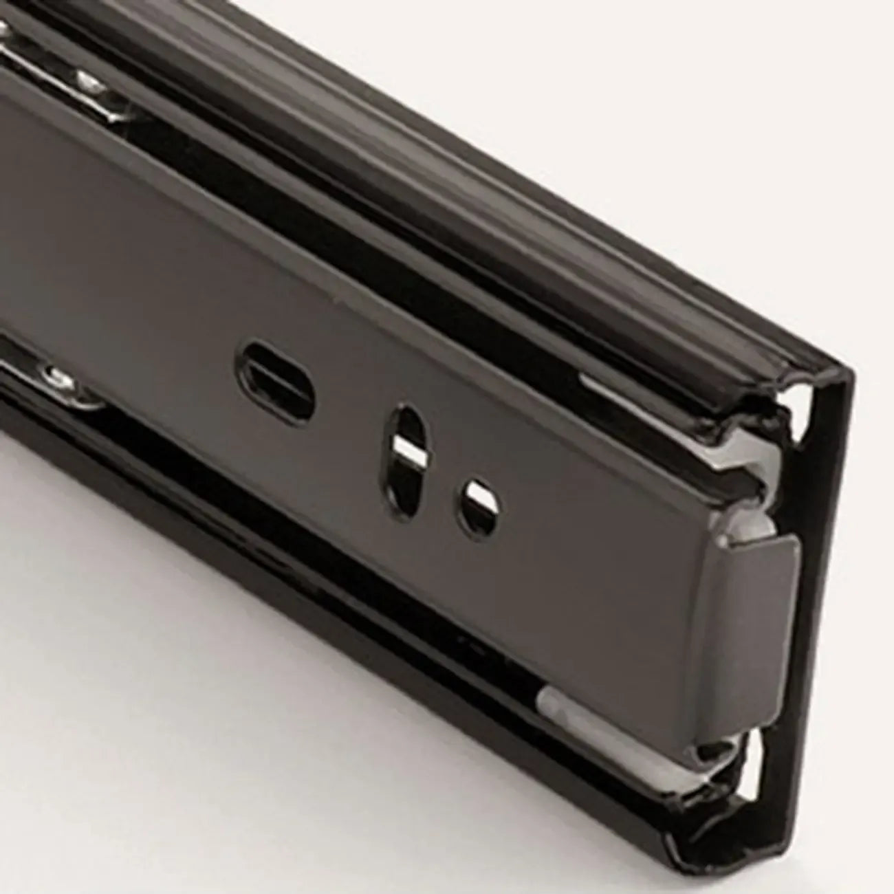 Table de chevet cubique à double tiroir en bois massif couleur noyer-brun