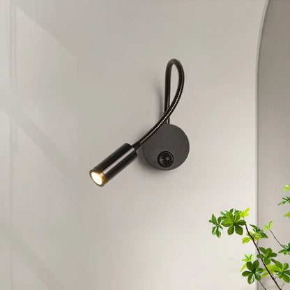 Applique murale LED élégante en métal réglable avec abat-jour en acrylique