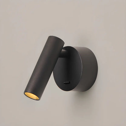 Applique murale LED élégante en métal réglable avec abat-jour en acrylique