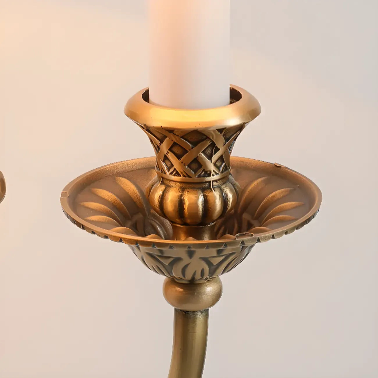 Applique murale géométrique vintage à double bras en laiton et tissu pour intérieur