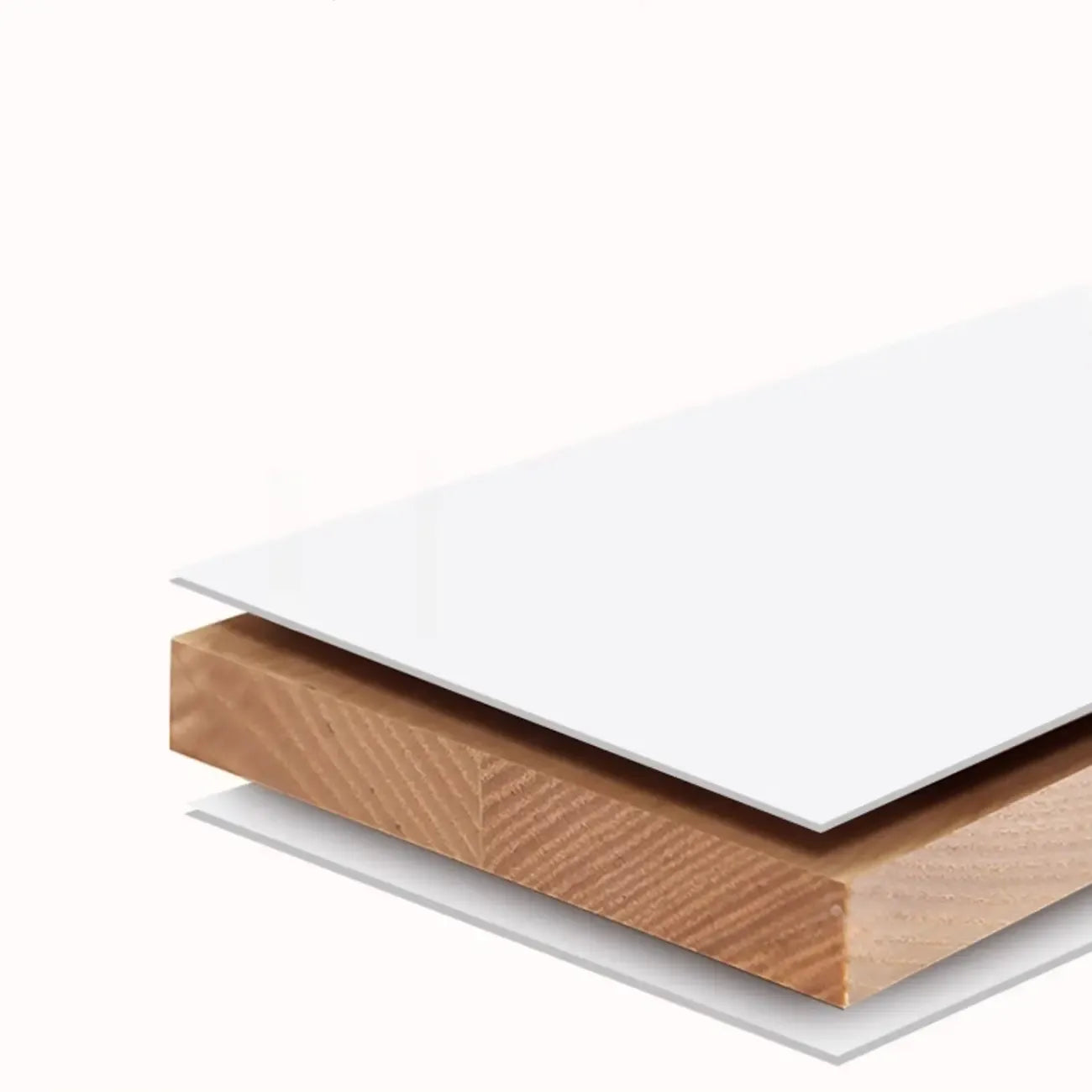 Grand buffet en bois avec portes vitrées et étagère supérieure