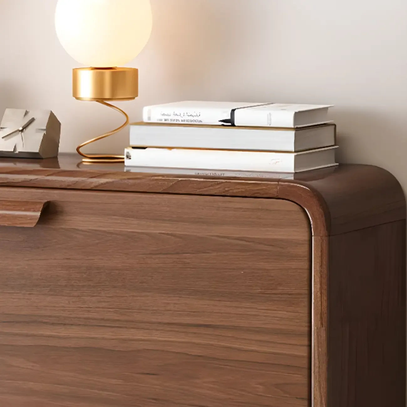 Meuble à chaussures traditionnel en bois massif à 3 niveaux, dissimulé et réglable