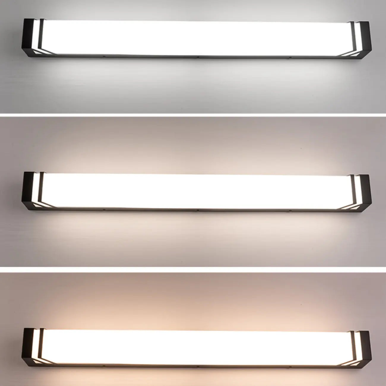 Applique murale extérieure carrée moderne à 2 lumières avec télécommande et variateur