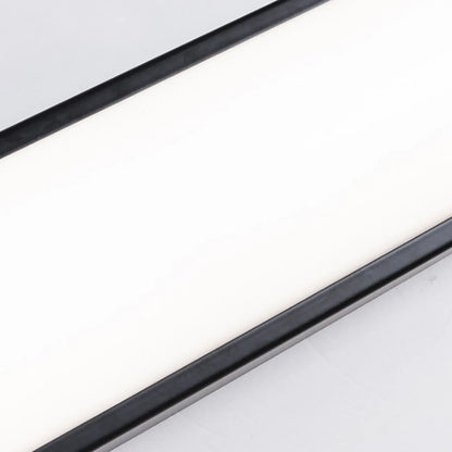 Applique murale extérieure carrée moderne à 2 lumières avec télécommande et variateur