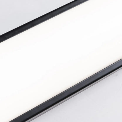 Applique murale extérieure carrée moderne à 2 lumières avec télécommande et variateur