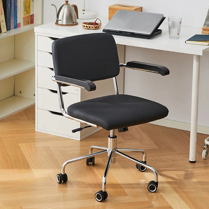 Chaise de bureau moderne réglable en tissu et structure métallique