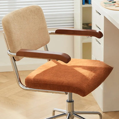 Chaise de bureau moderne réglable en tissu et structure métallique