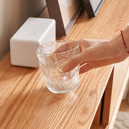 Meuble TV mural en bois naturel