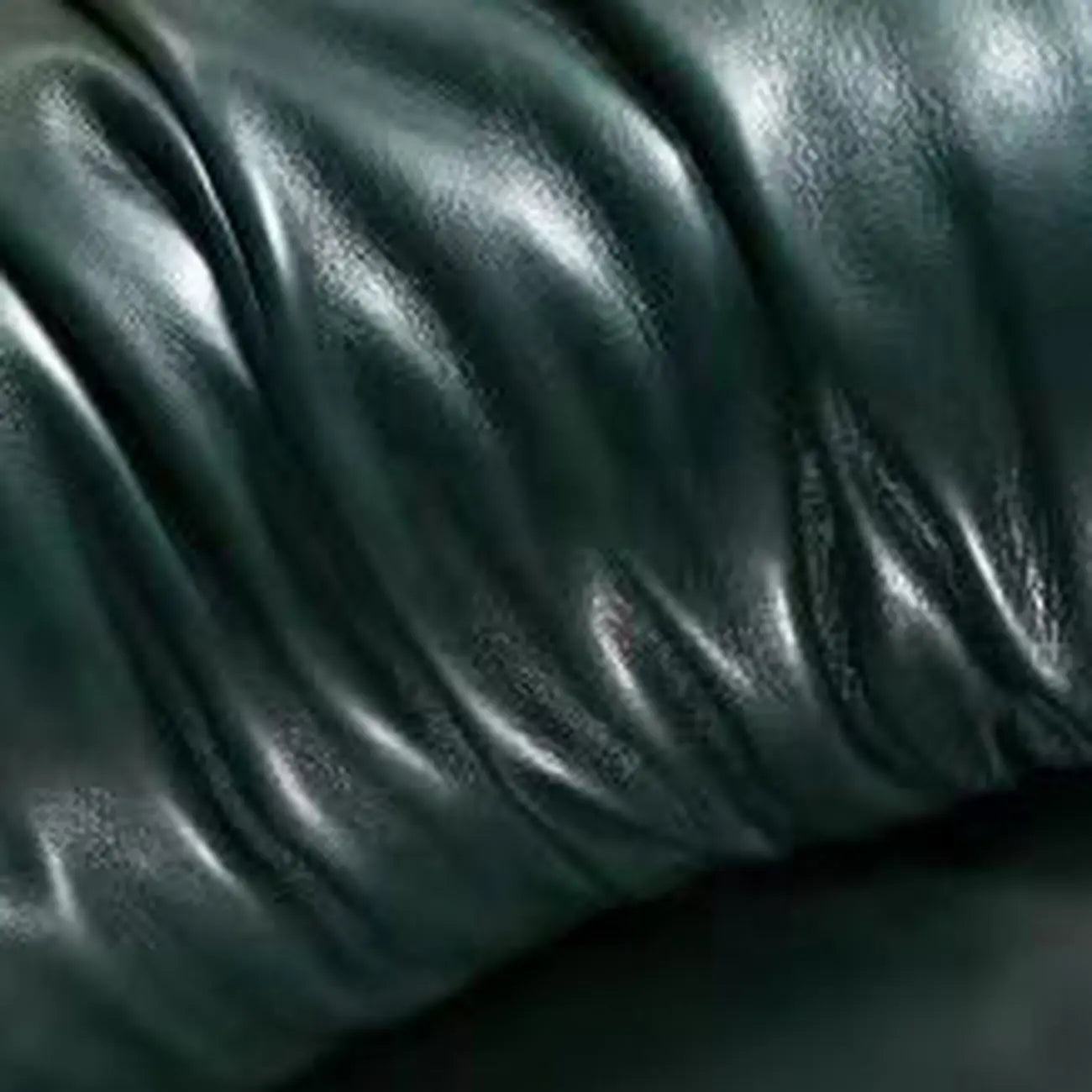 Chaise d'appoint contemporaine sans accoudoirs en similicuir