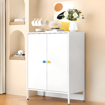 Buffet minimaliste moderne en métal avec comptoir étroit