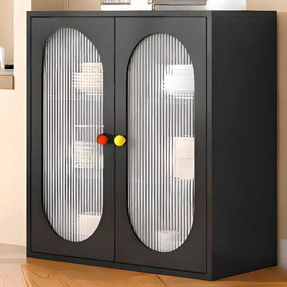 Buffet minimaliste moderne en métal avec comptoir étroit