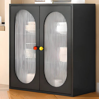 Buffet minimaliste moderne en métal avec comptoir étroit