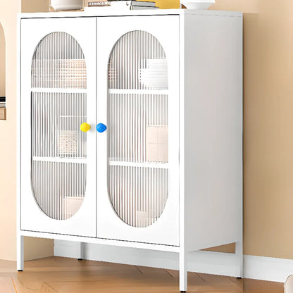 Buffet minimaliste moderne en métal avec comptoir étroit