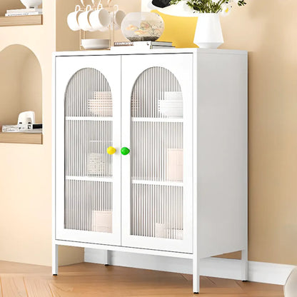 Buffet minimaliste moderne en métal avec comptoir étroit