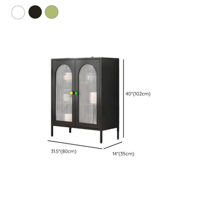 Buffet minimaliste moderne en métal avec comptoir étroit