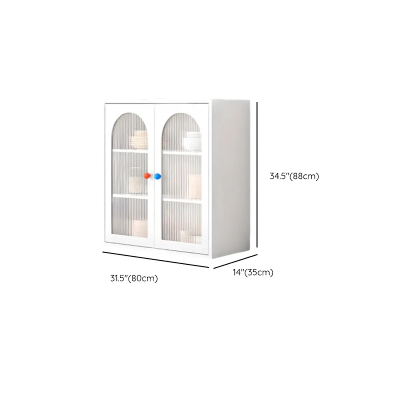 Buffet minimaliste moderne en métal avec comptoir étroit