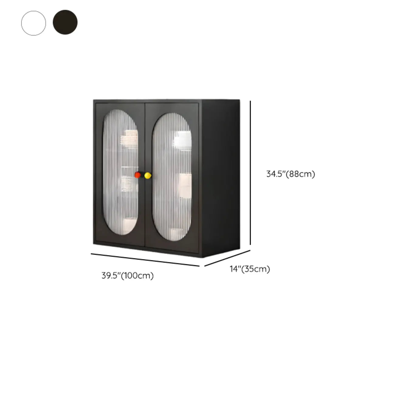 Buffet minimaliste moderne en métal avec comptoir étroit