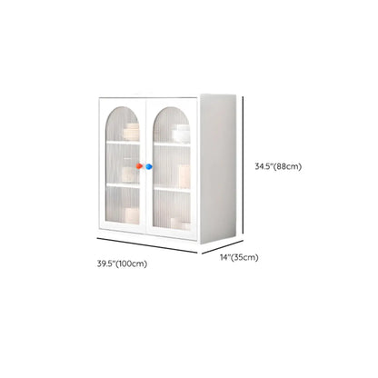 Buffet minimaliste moderne en métal avec comptoir étroit