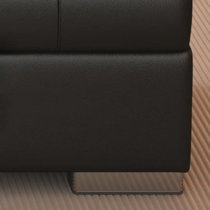 Banc de chambre moderne en cuir avec rangement