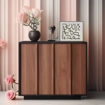 Buffet moderne en bois avec étagères modulables