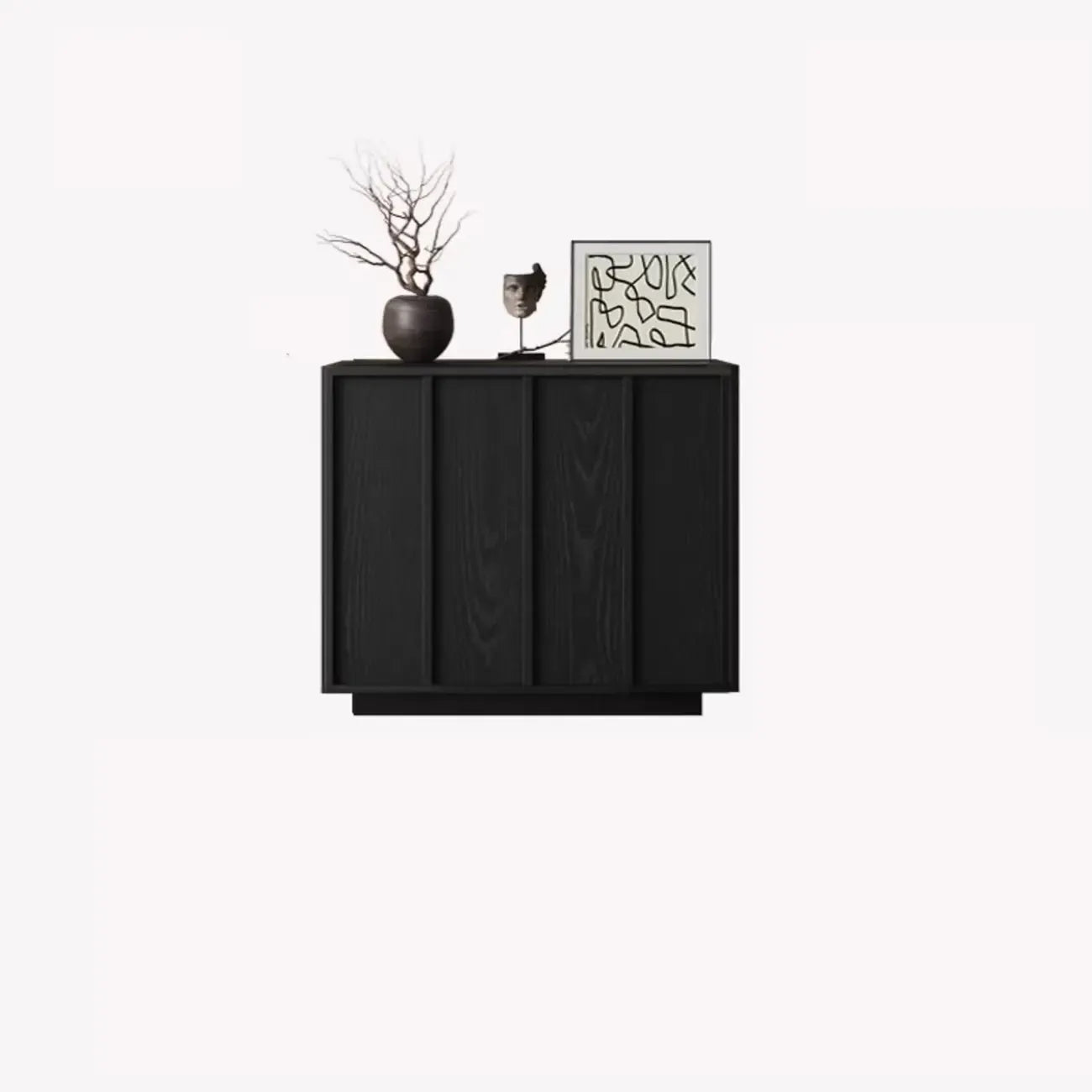 Buffet moderne en bois avec étagères modulables