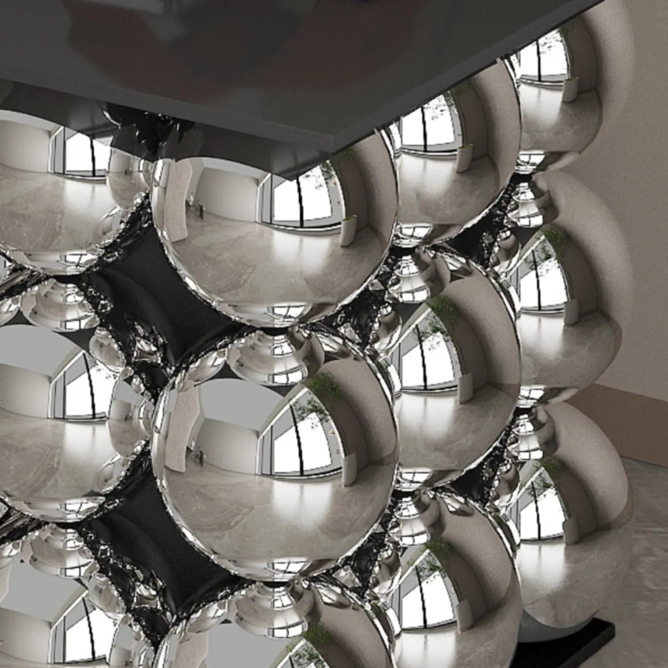 Table d'appoint moderne et artistique sur piédestal en métal avec plateau en pierre