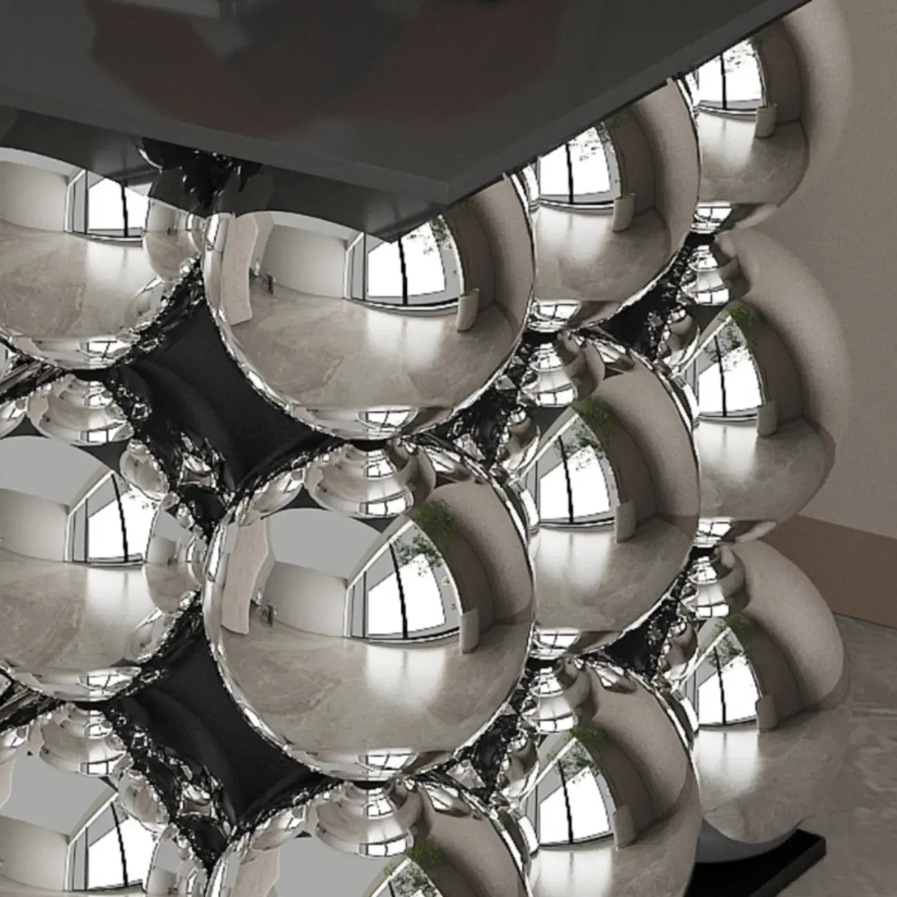 Table d'appoint moderne et artistique sur piédestal en métal avec plateau en pierre