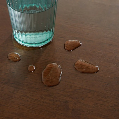 Table d'appoint ronde en bois abstrait style milieu du siècle