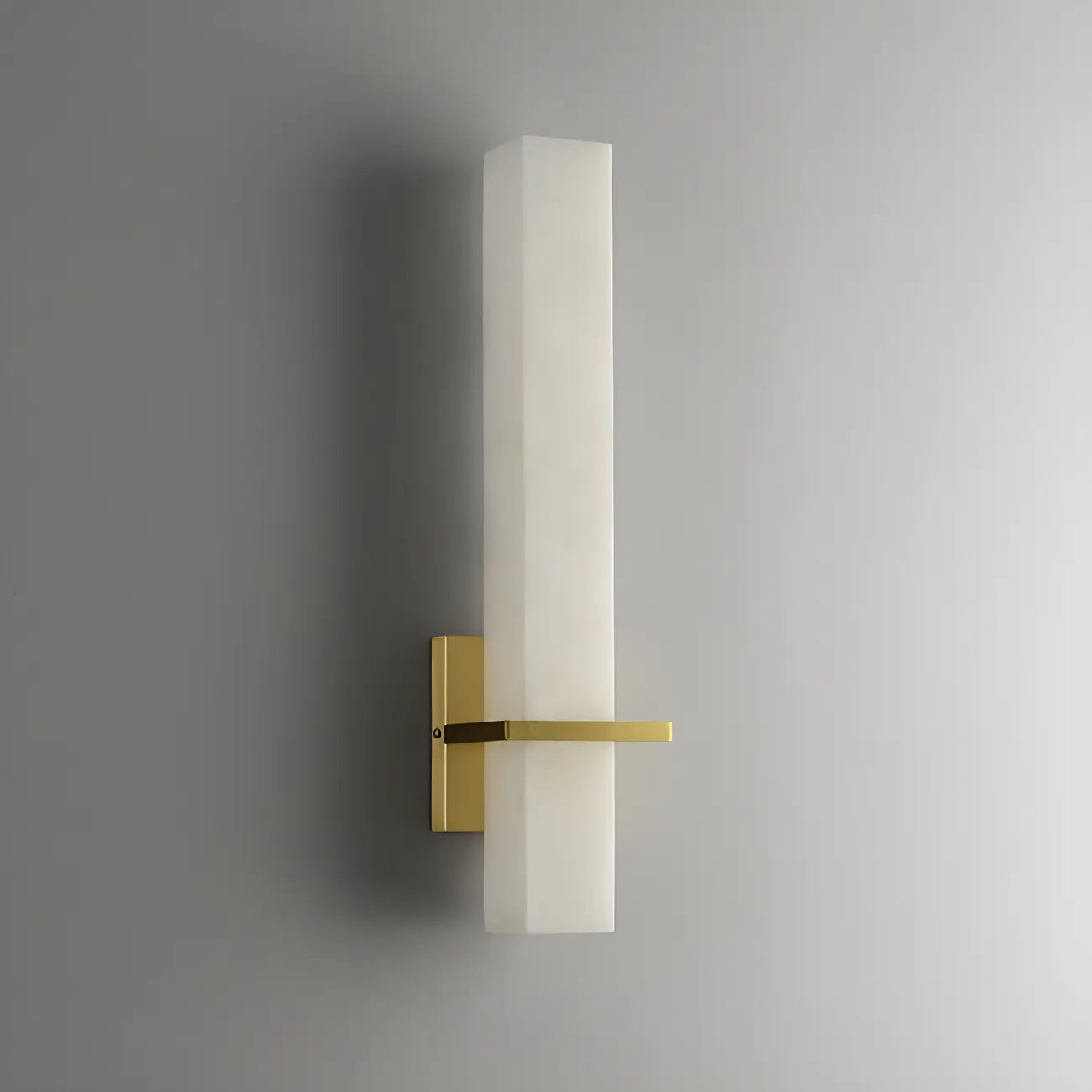 Applique murale LED moderne en pierre blanche