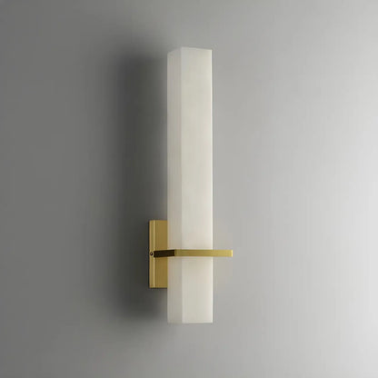 Applique murale LED moderne en pierre blanche