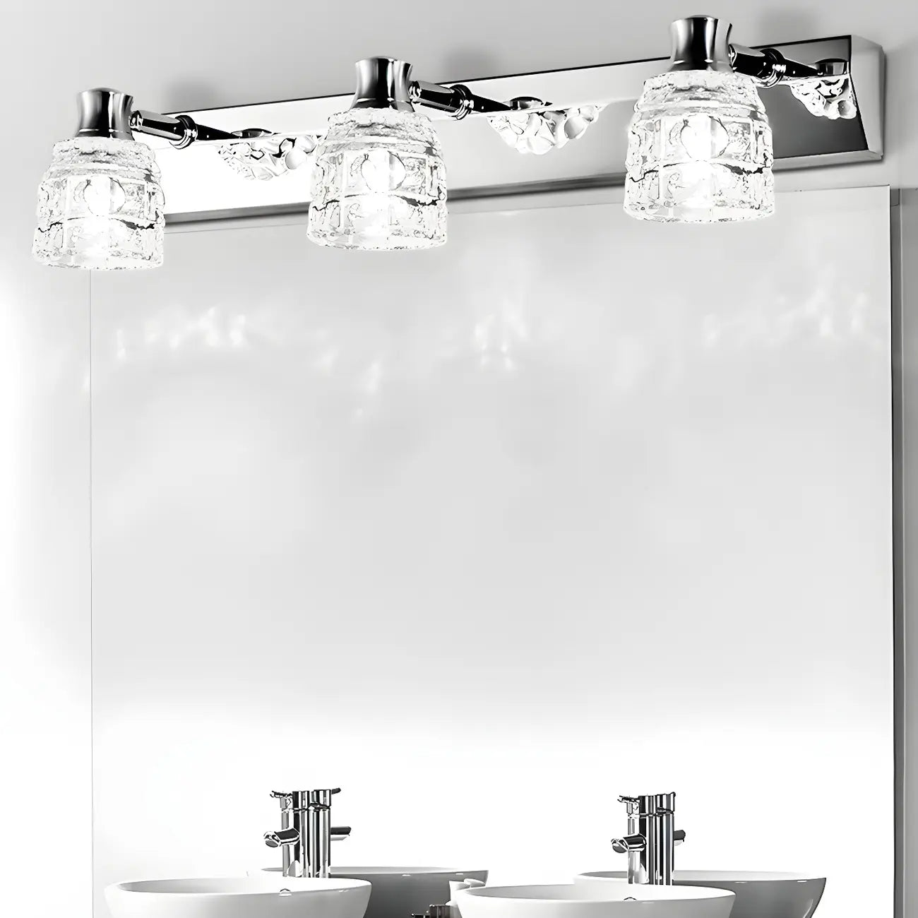 Applique murale Crystal Retro pour salle de bain - Élégance et style rétro