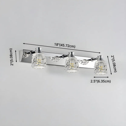 Applique murale Crystal Retro pour salle de bain - Élégance et style rétro