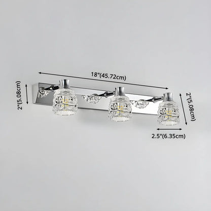 Applique murale Crystal Retro pour salle de bain - Élégance et style rétro