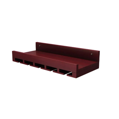 Étagère à vin murale en bois de style industriel