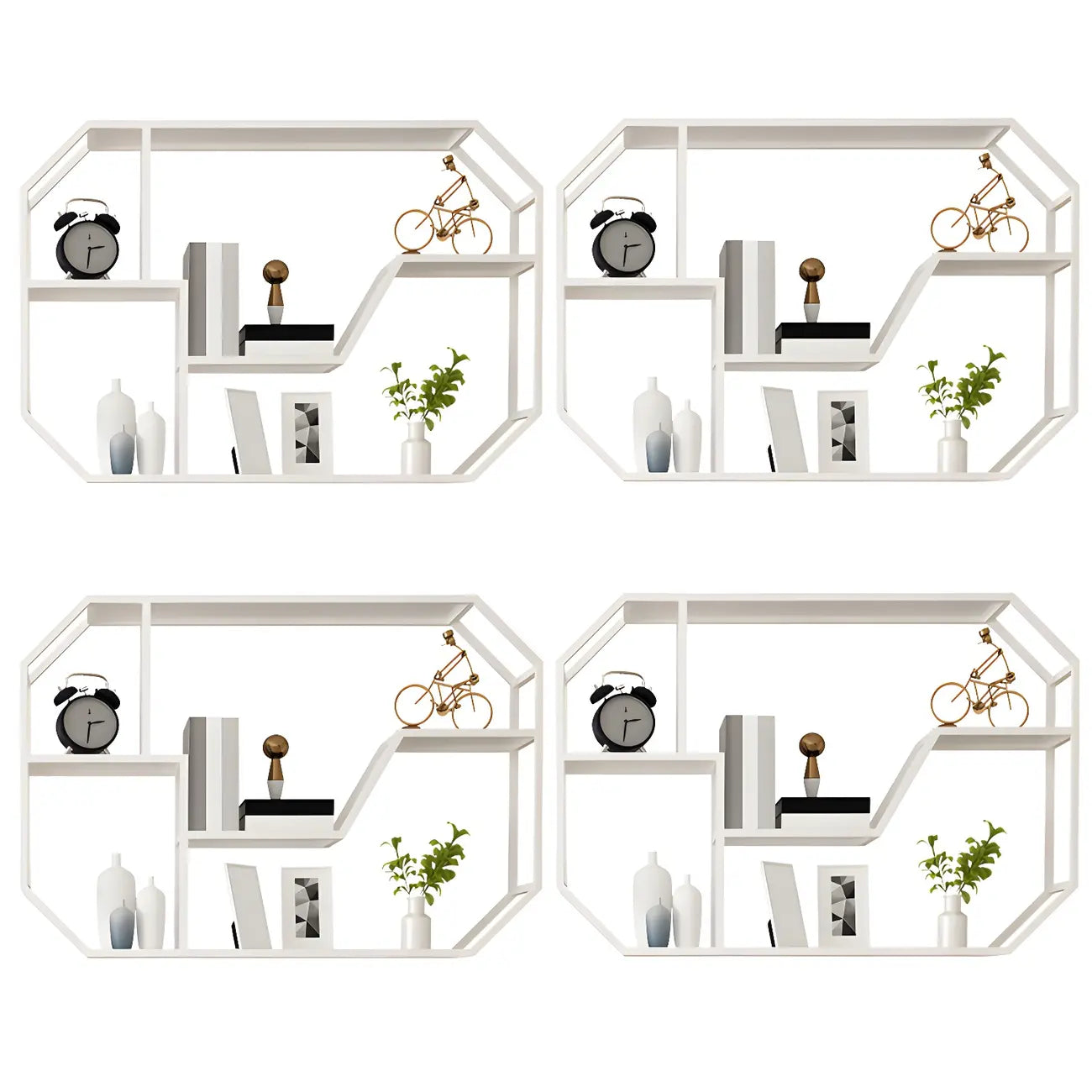 Porte-bouteilles mural simple en métal noir