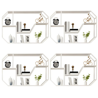 Porte-bouteilles mural simple en métal noir