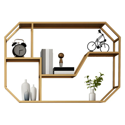 Porte-bouteilles mural simple en métal noir