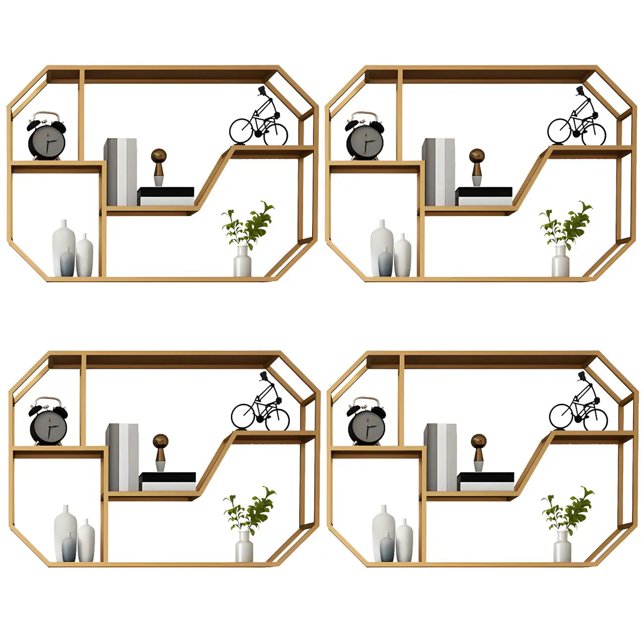 Porte-bouteilles mural simple en métal noir