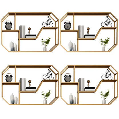 Porte-bouteilles mural simple en métal noir