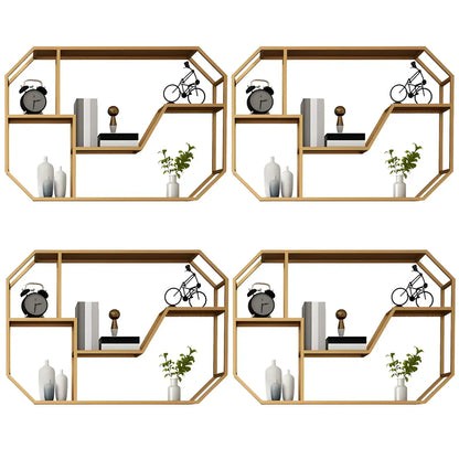 Porte-bouteilles mural simple en métal noir