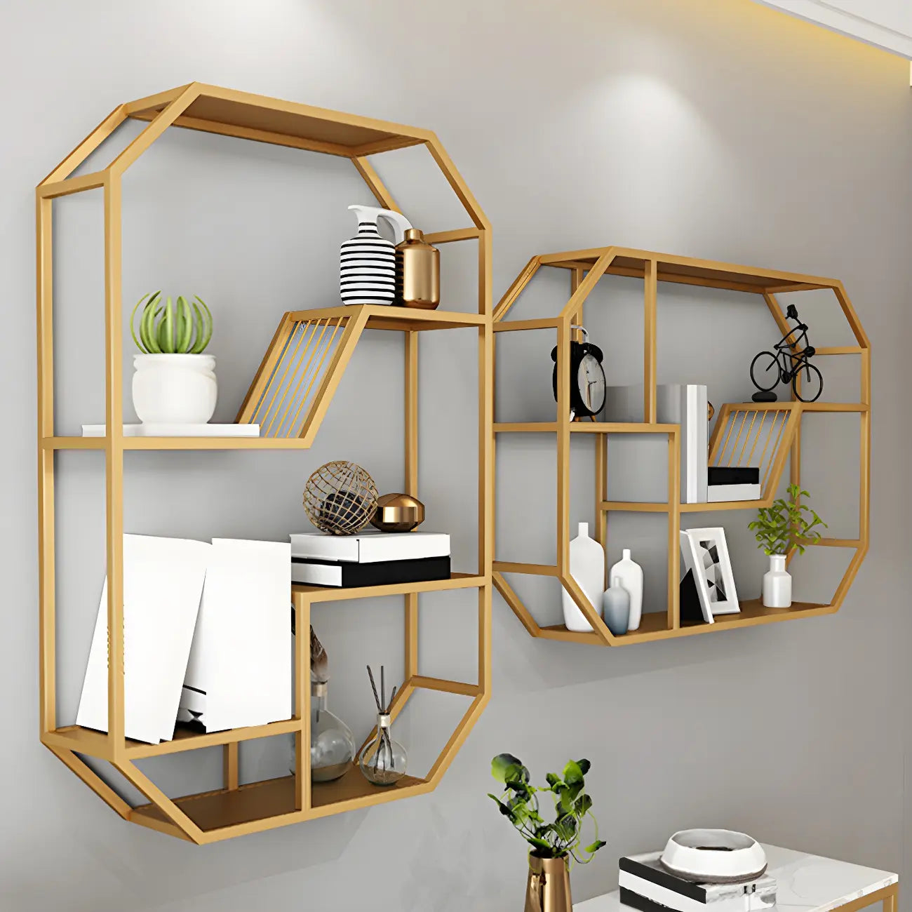 Porte-bouteilles mural simple en métal noir