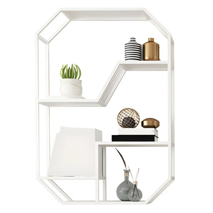 Porte-bouteilles mural simple en métal noir