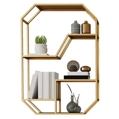 Porte-bouteilles mural simple en métal noir